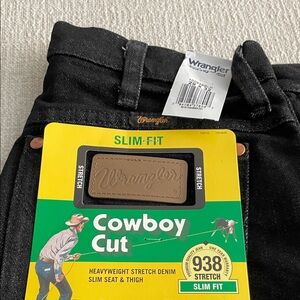 Wrangler Slim Fit Black Jeans